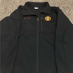 Manchester United Soccer x Columbia Black Men's Jacket